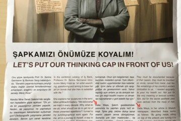 Meriç Hızal Otobiyografik sergi kataloğunda Dalia Maya’nın yazısına atıfta bulundu